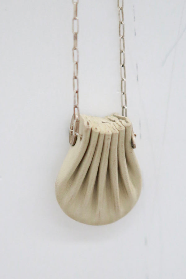 m.a+ Maurizio Amadei Mini Necklace Bag Series MA-A-B711 CUF1,0-CREAM-F CREAM Shell A-B711